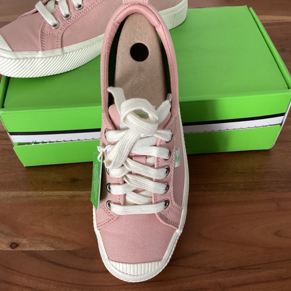 CARIUMA Rose canvas sneakers size 6 beautiful, perfect for summer X insoles - Picture 3 of 5
